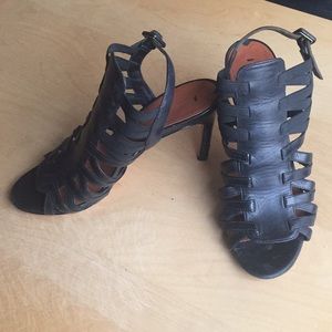 Black Via Spiga heels